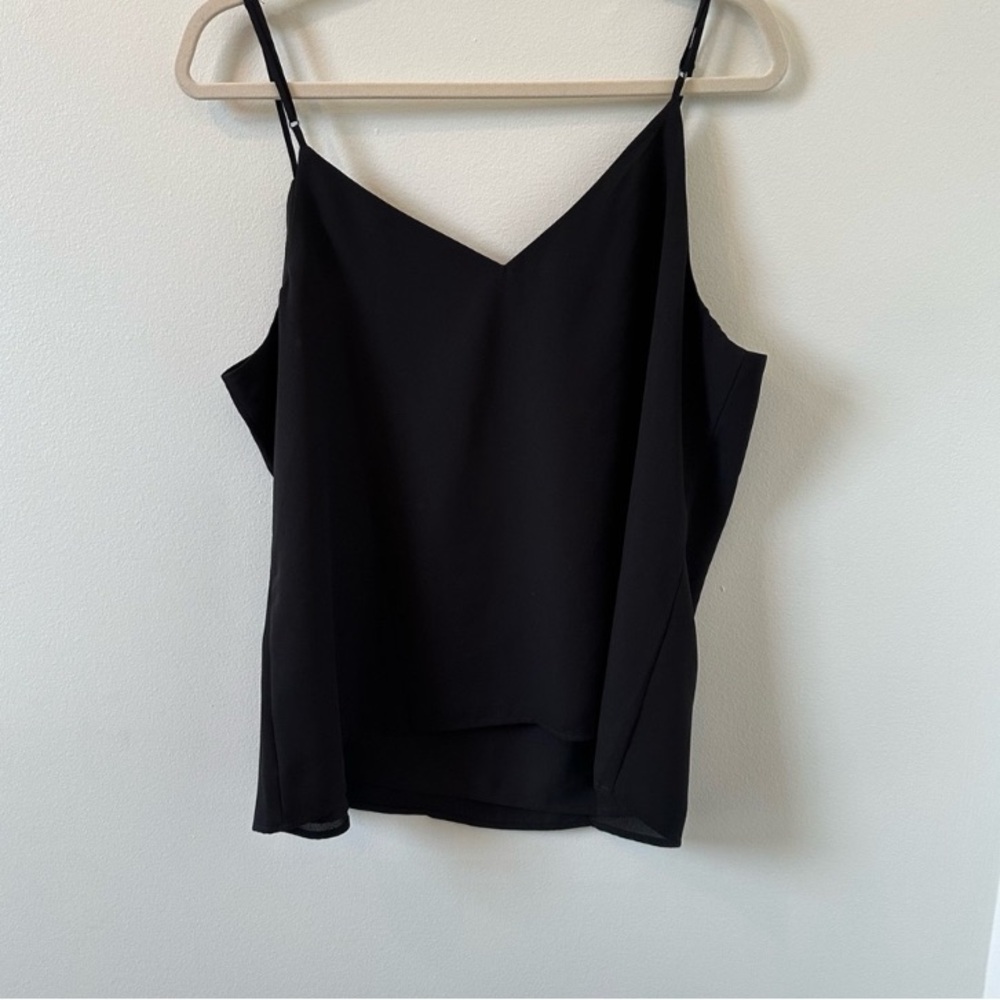 Banana Republic spaghetti strap black tank Size Large